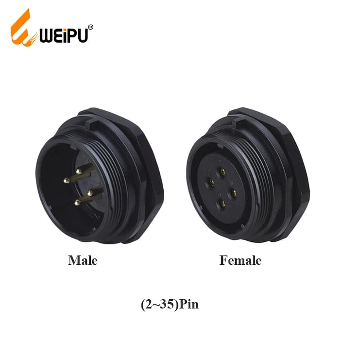 WEIPU SP2912P/S Cable Industrial Connector IP68 3 - WEIPU