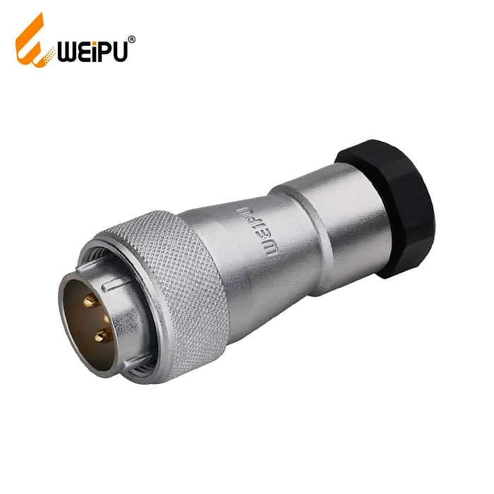 WF-TA series Plug with plastic clamping-nut 1 - WEIPU