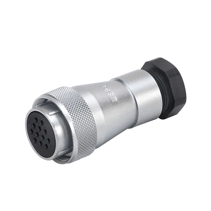 WF-TA series Plug with plastic clamping-nut 2 - WEIPU