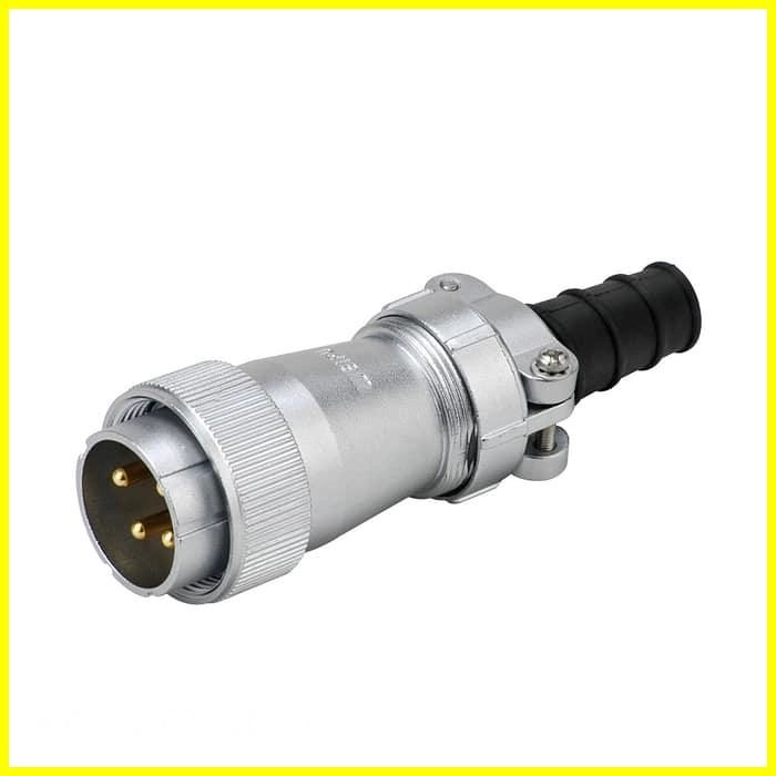 WF-TI Plug with cable clamping plates 2 - WEIPU