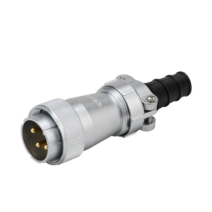 WF-TI Plug with cable clamping plates 2
