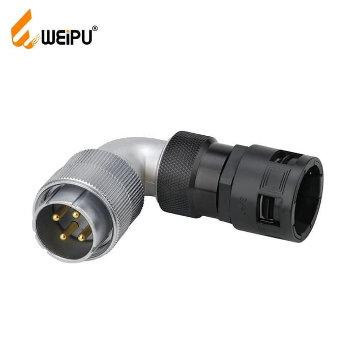 WF-TW Plug with angled back shell for plastic-hose 1 - WEIPU