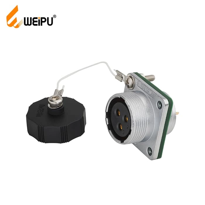 WF-Z Square flange receptacle 1 - WEIPU