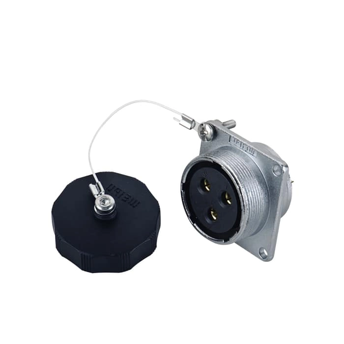 WF-Z Square flange receptacle 2 - WEIPU