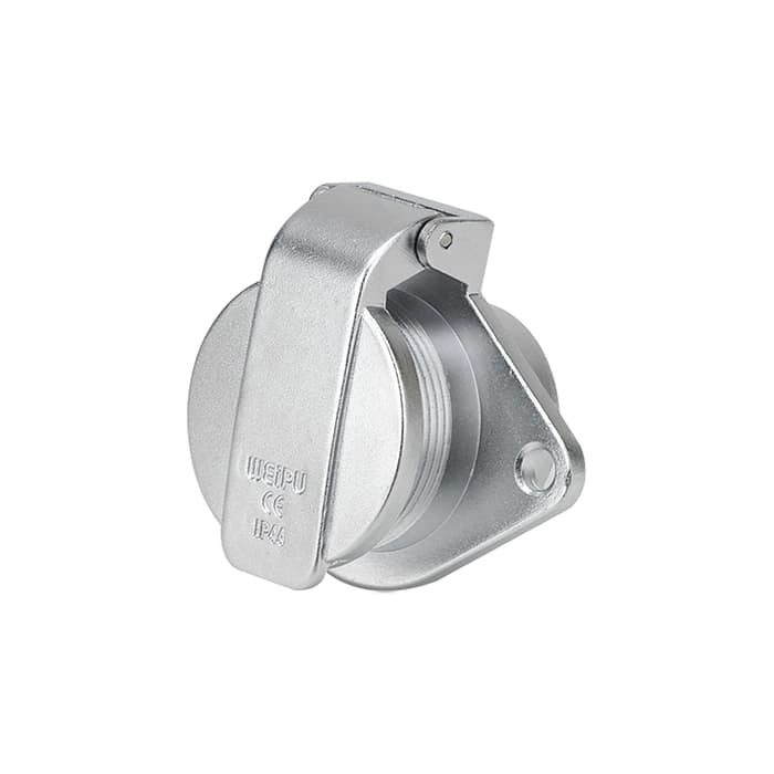 WF-ZG Series 2-hole flange receptacle with cap 2 - WEIPU