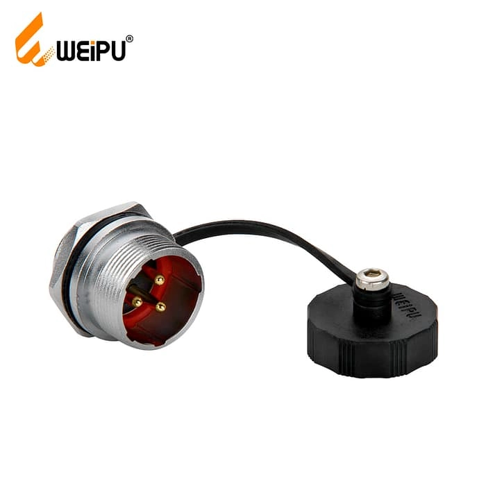 WF-ZM Series Round flange receptacle 1 - WEIPU