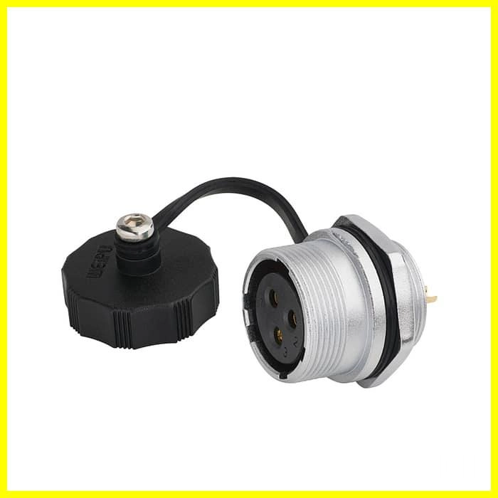 WF-ZM Series Round flange receptacle 2 - WEIPU