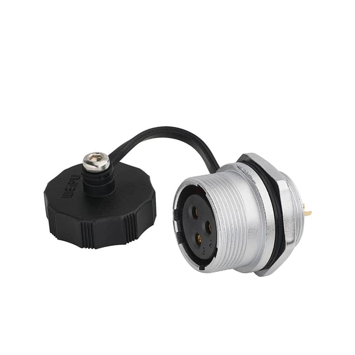 WF-ZM Series Round flange receptacle 2 - WEIPU
