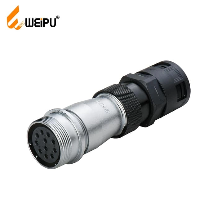 WF-ZN Series In-line receptacle for plastic-hose 1 - WEIPU
