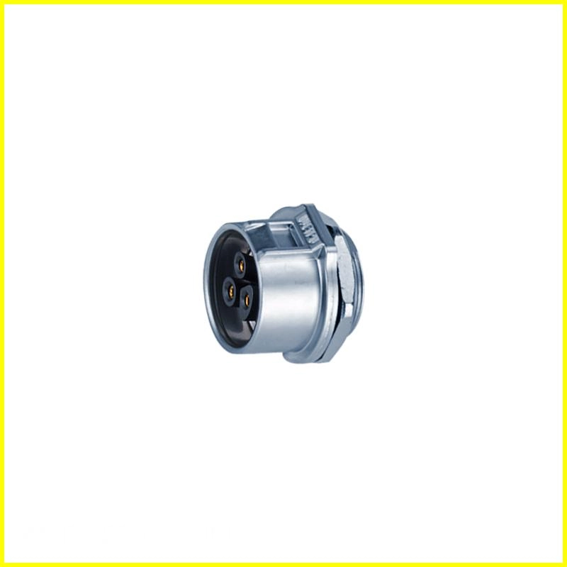 Weipu WK16 ZMP shielded rear nut panel mount socket - WEIPU