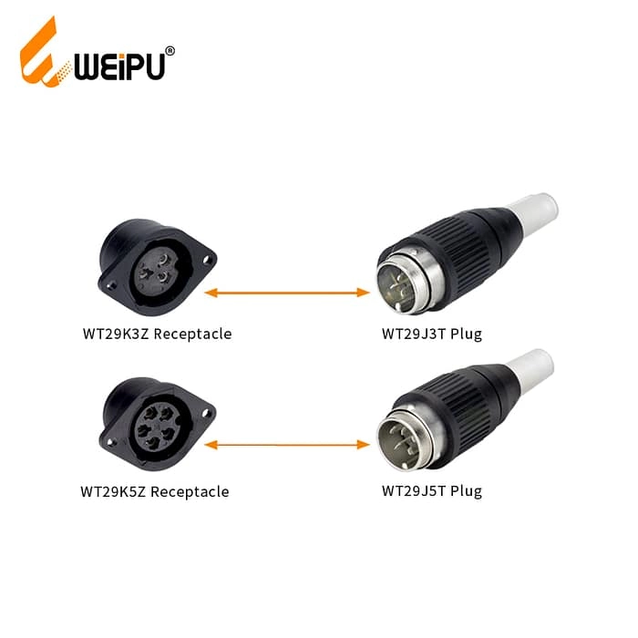 WT29J5T Plug connector 2 - WEIPU WT29J5T Plug connector 2 - WEIPU