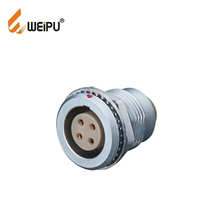 ZGG.1B Fixed socket, nut fixing, key(G) 1 - WEIPU