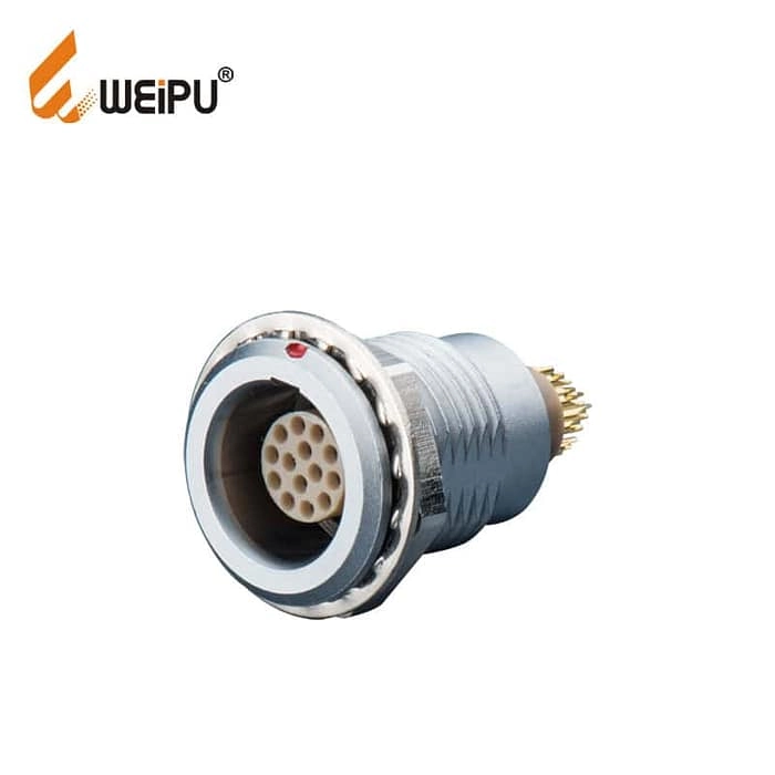 ZGG.3B Fixed socket, nut fixing, key(G) 1 - WEIPU