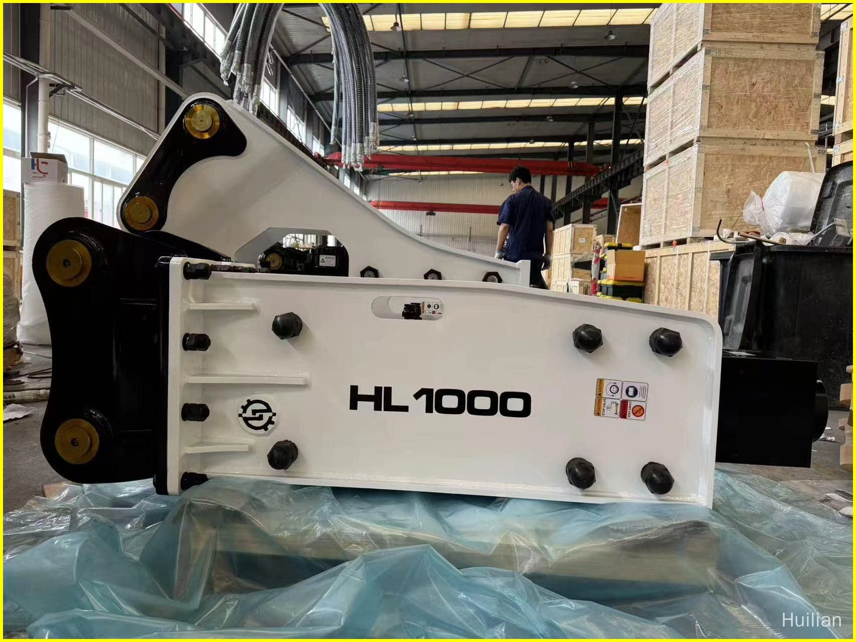 HL100 Hydraulic Rock Breaker For 11-16 Tons Excavator