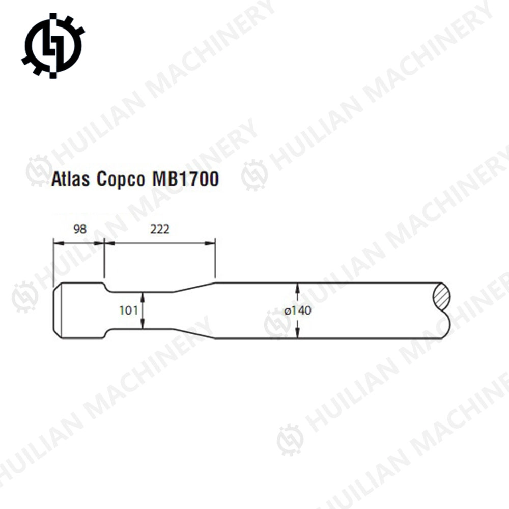 atlas copco MB1700 chisel