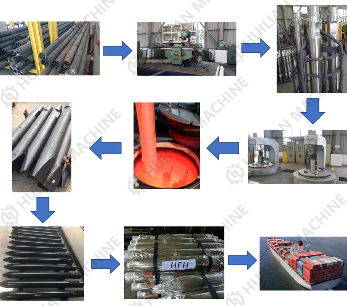 breaker chisel production process