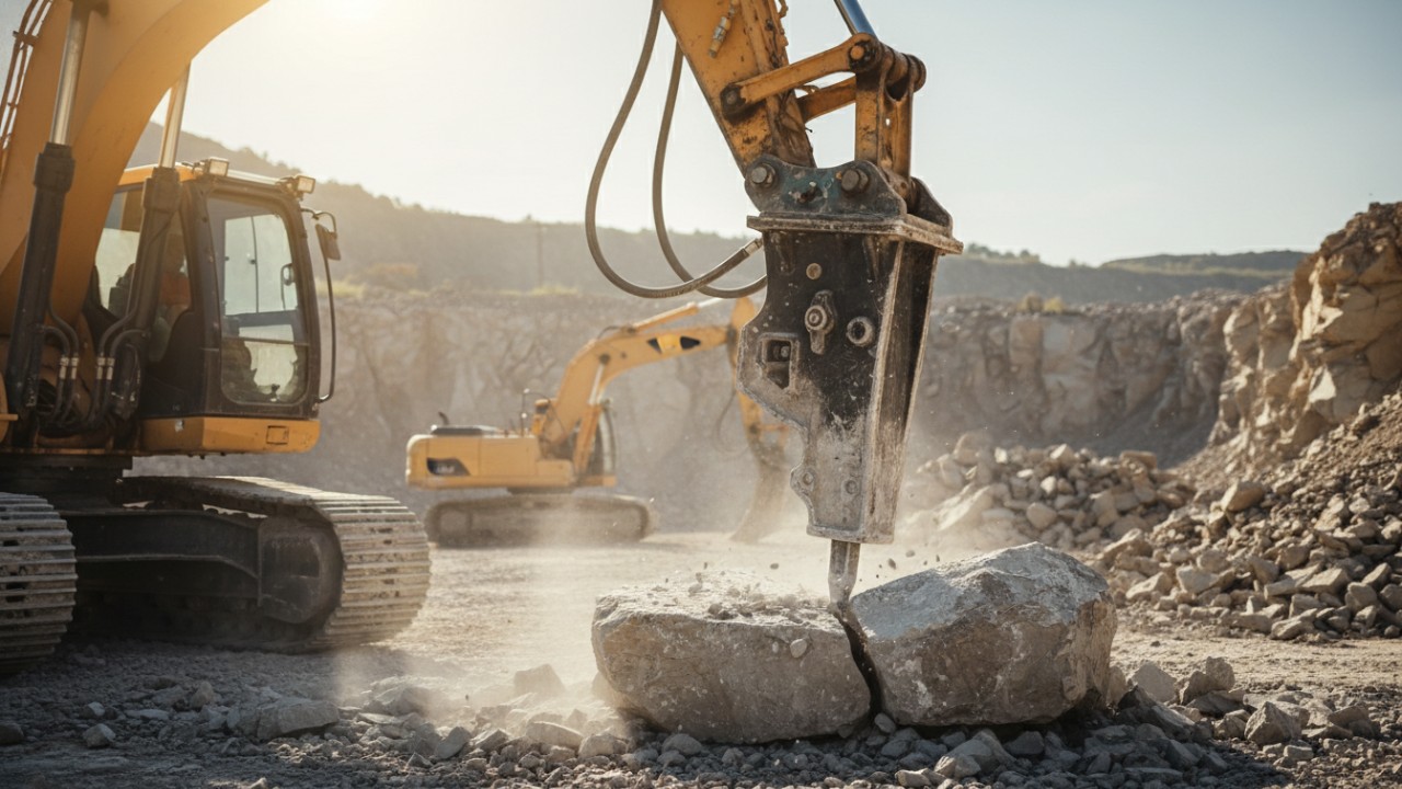 مطرقة تكسير الحفارة