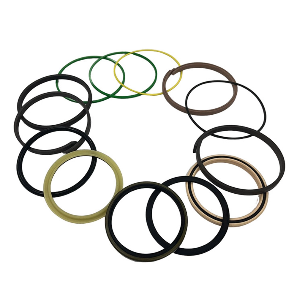Excavator seal kit: assorted O-rings and seals.