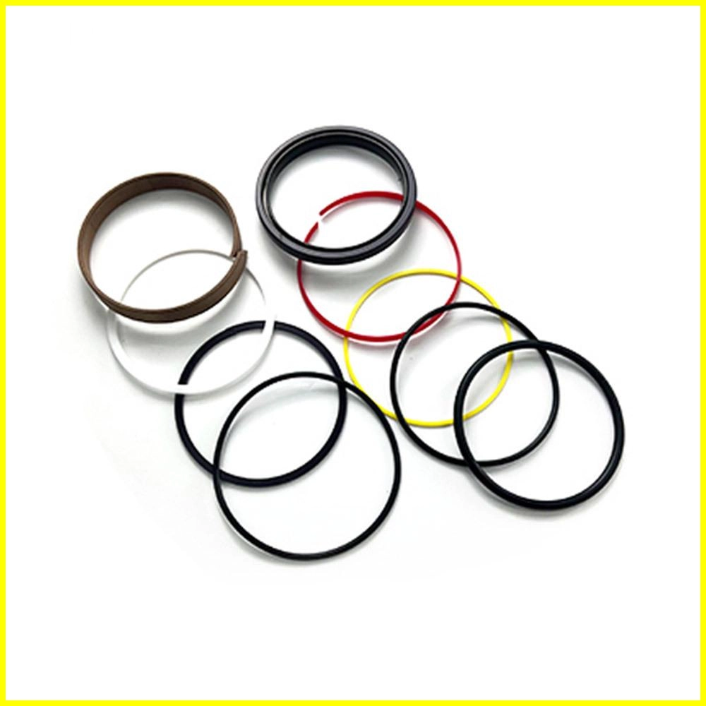 Assortment of colorful hydraulic seals and O-rings.