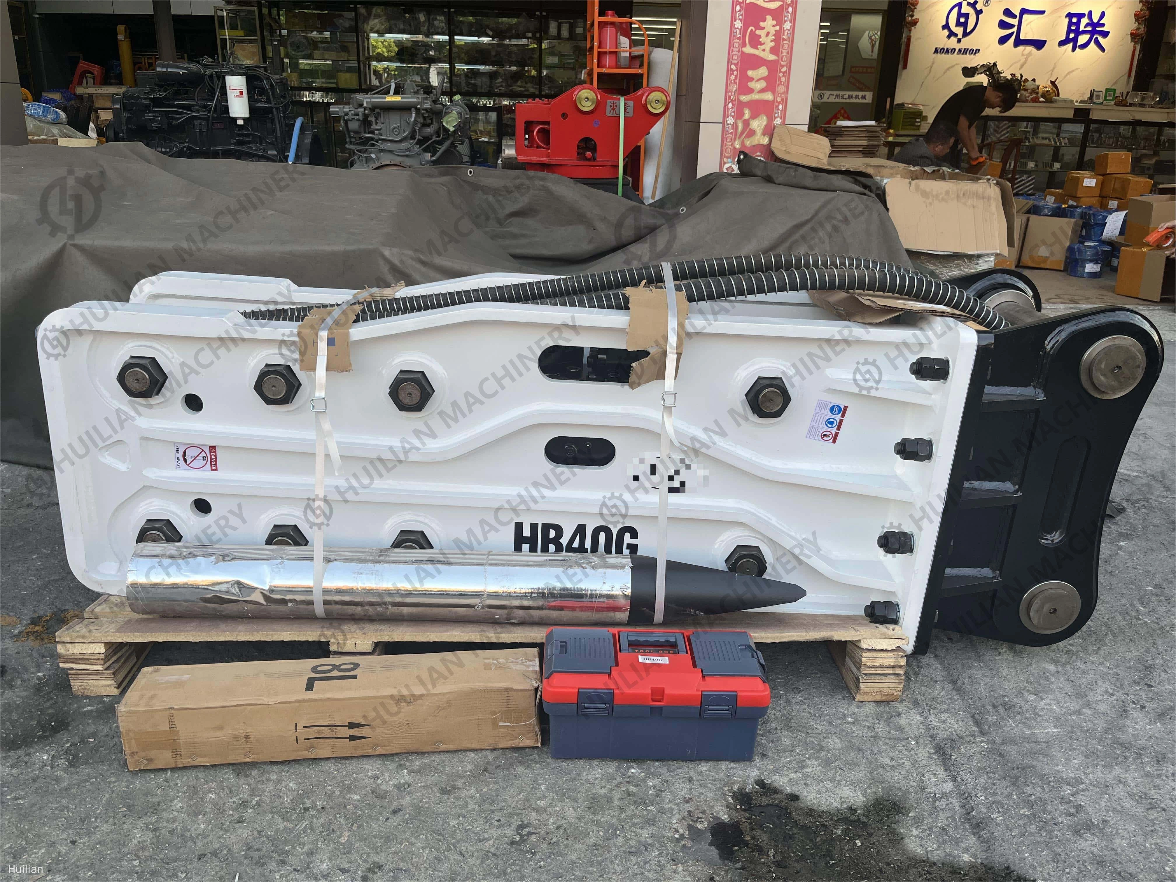 HB40G Top tpye excavator hydraulic rock hammer breaker