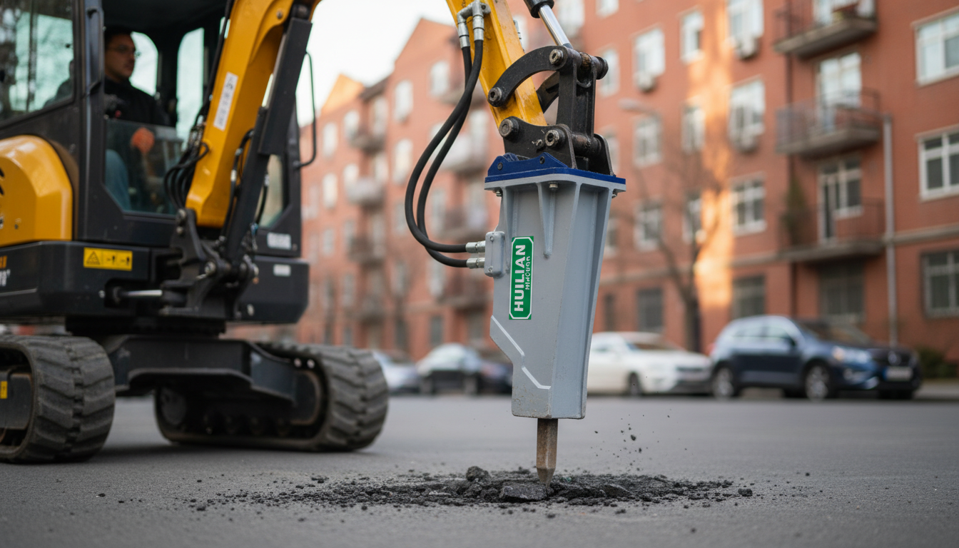 HUILIAN MACHINE silenced box type mini excavator breaker