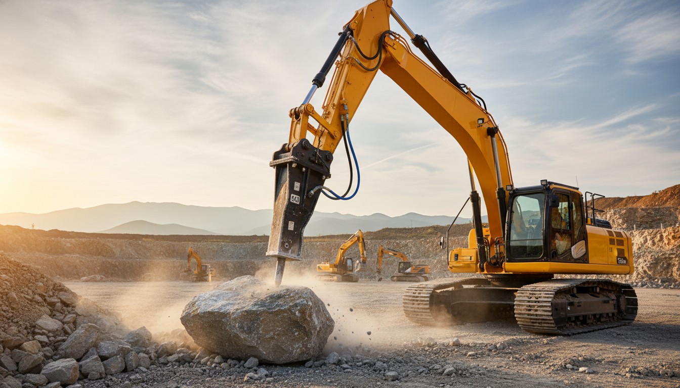 جزء من مطرقة الكسارة الهيدروليكية