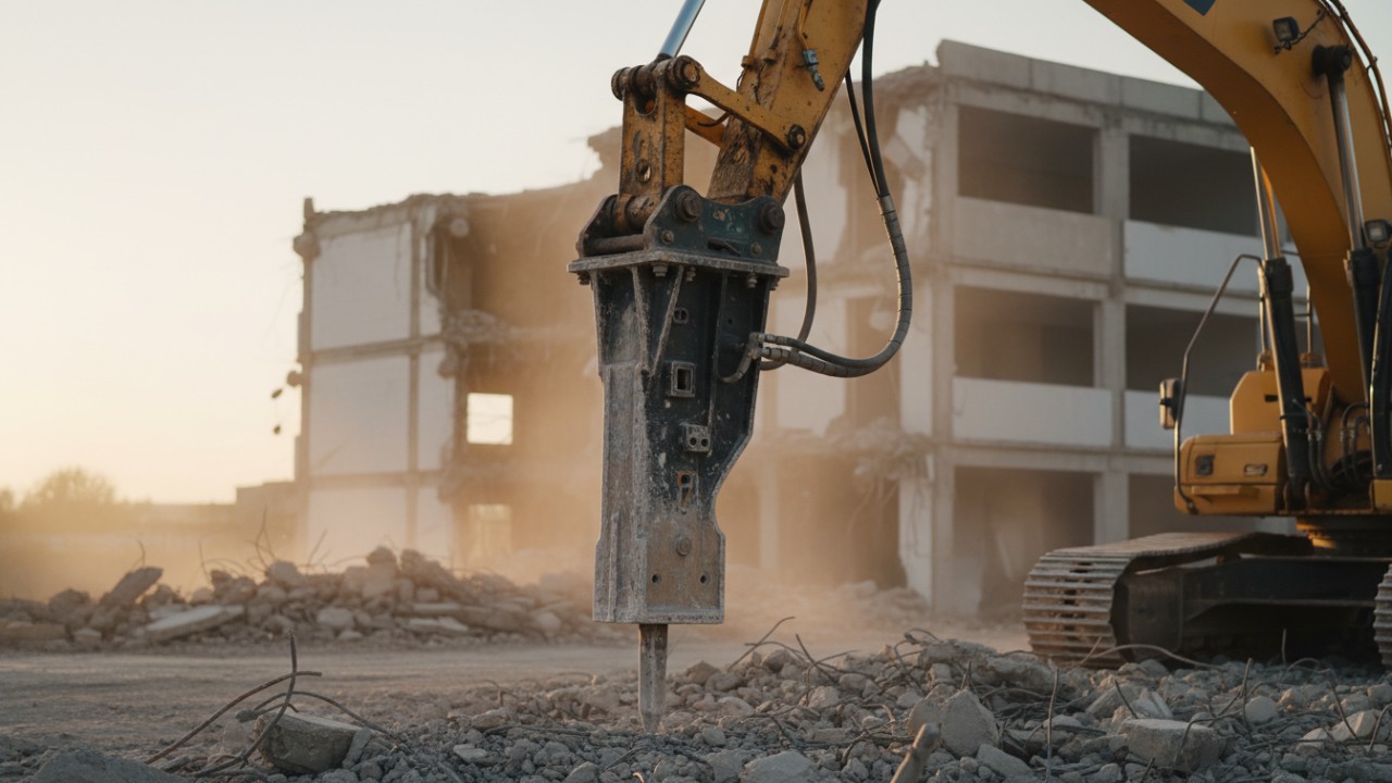 hydraulic concrete breaker for excavator