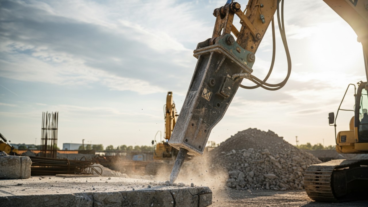 hydraulic excavator breakers