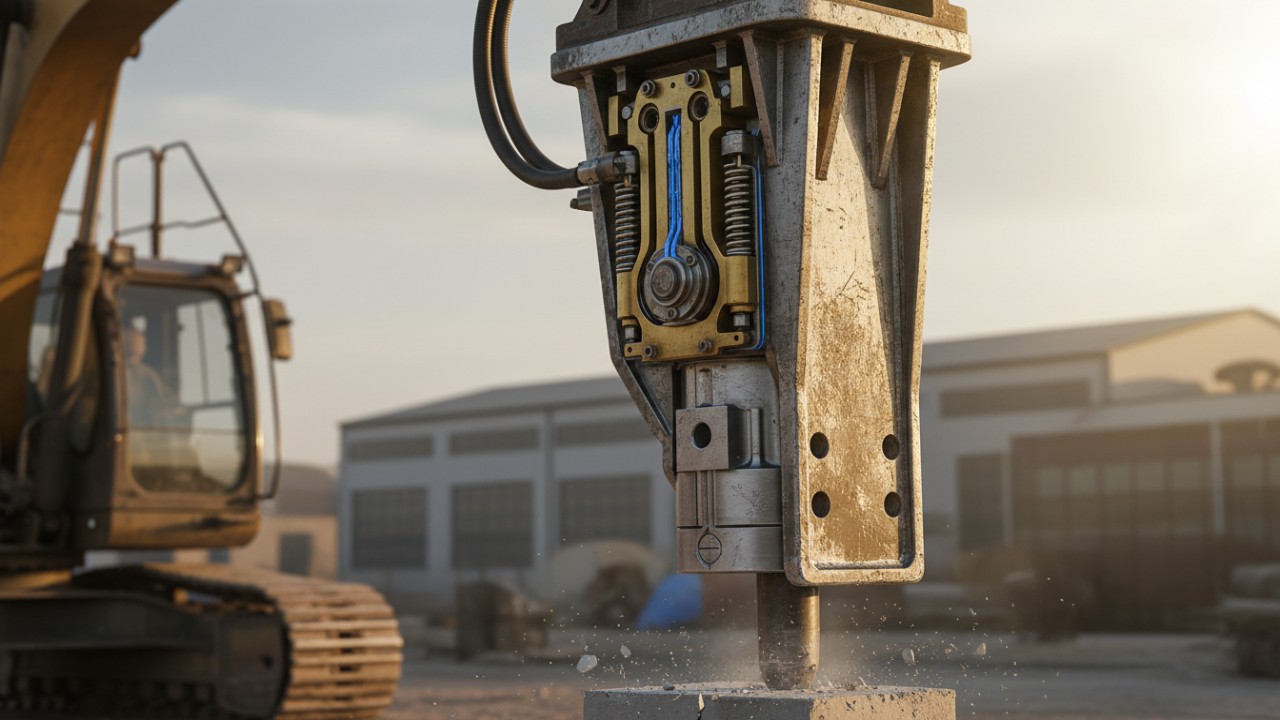 Hydraulic percussion mechanism