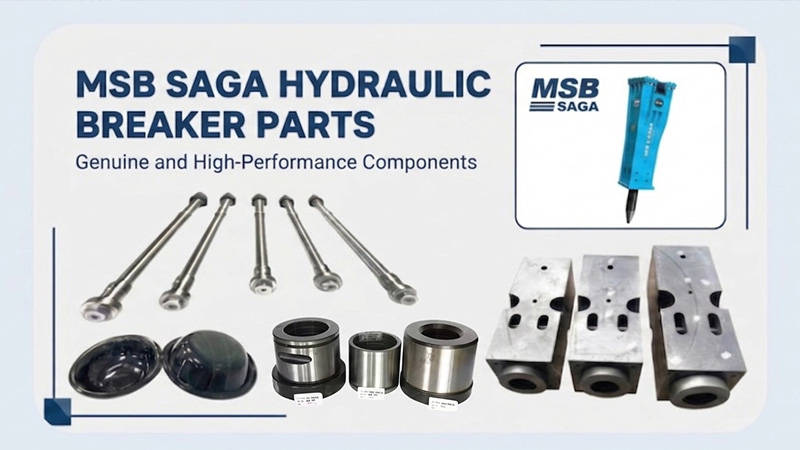 قطع غيار الكسارة الهيدروليكية MSB SAGA قطع غيار الكسارة الهيدروليكية MSB SAGA
