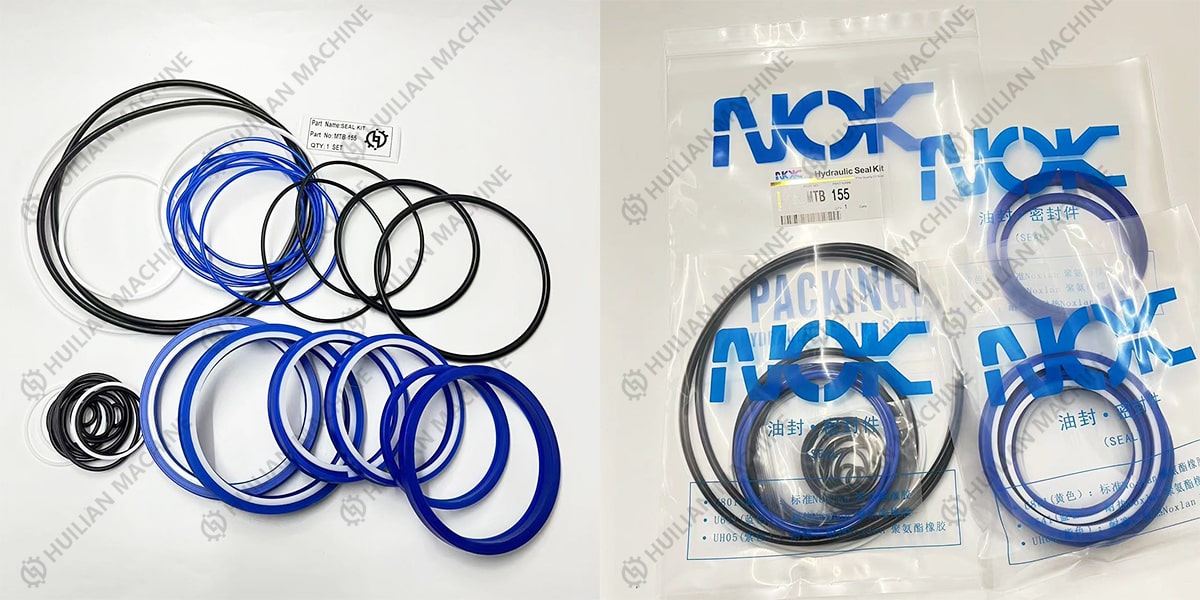 MTB155 excavator hydraulic hammer oil seal kit