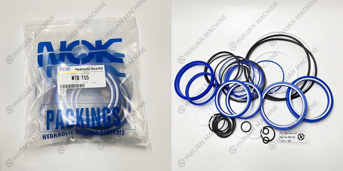 MTB155 excavator hydraulic breaker hammer seal kit