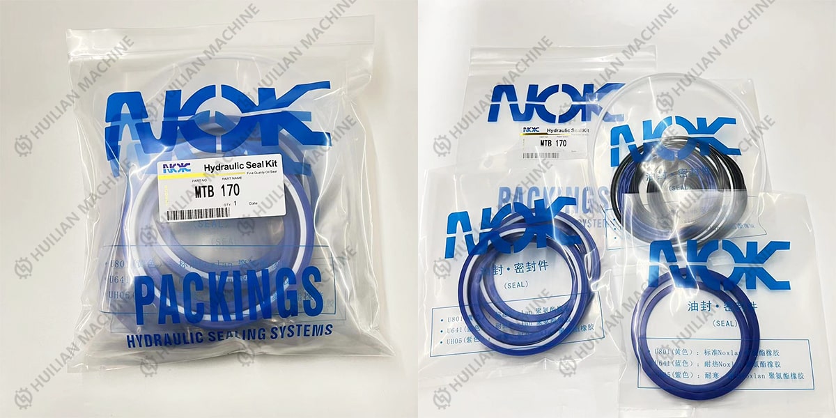 MTB170 construction machine hydraulic breaker hammer oil seal kit