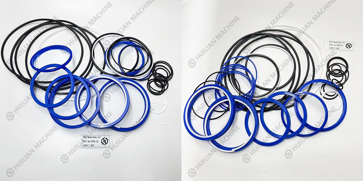 MTB170 construction machine excavator hydraulic hammer seal kit