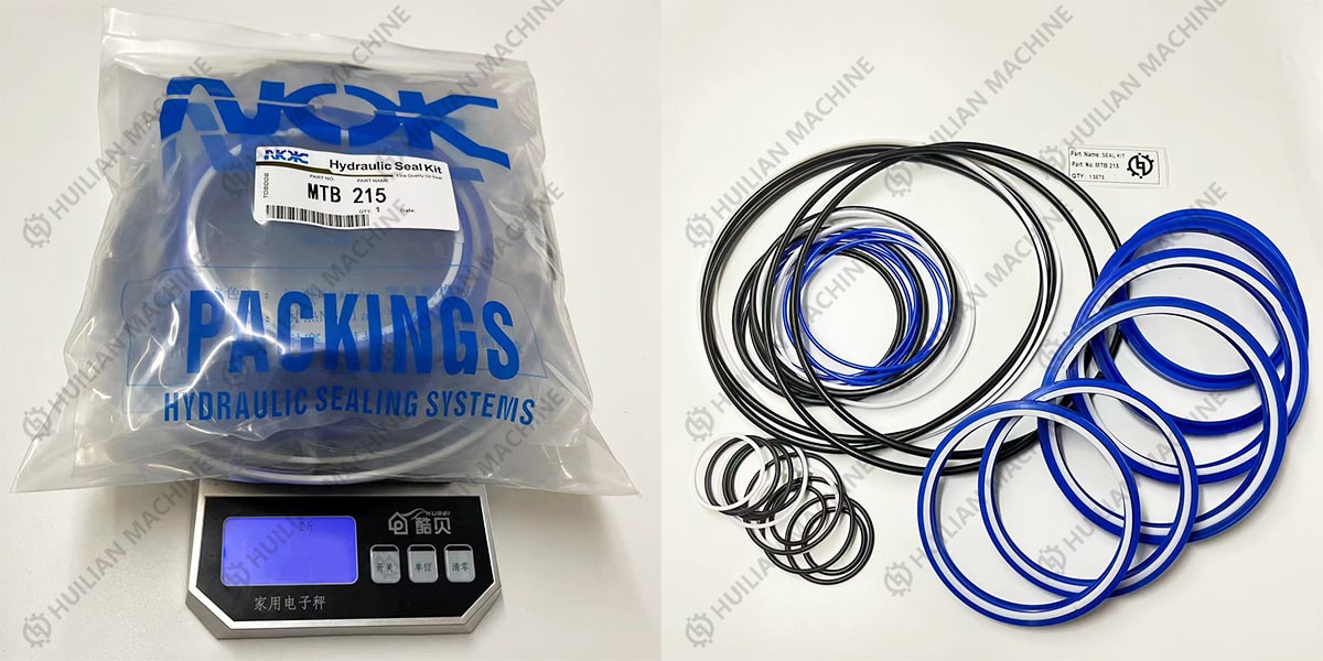 MTB215 excavator hydraulic hammer seal kit