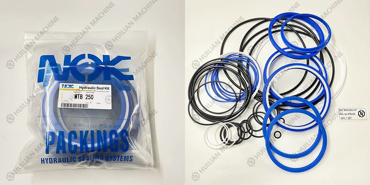 MTB250 excavator hydraulic breaker oil seal kit