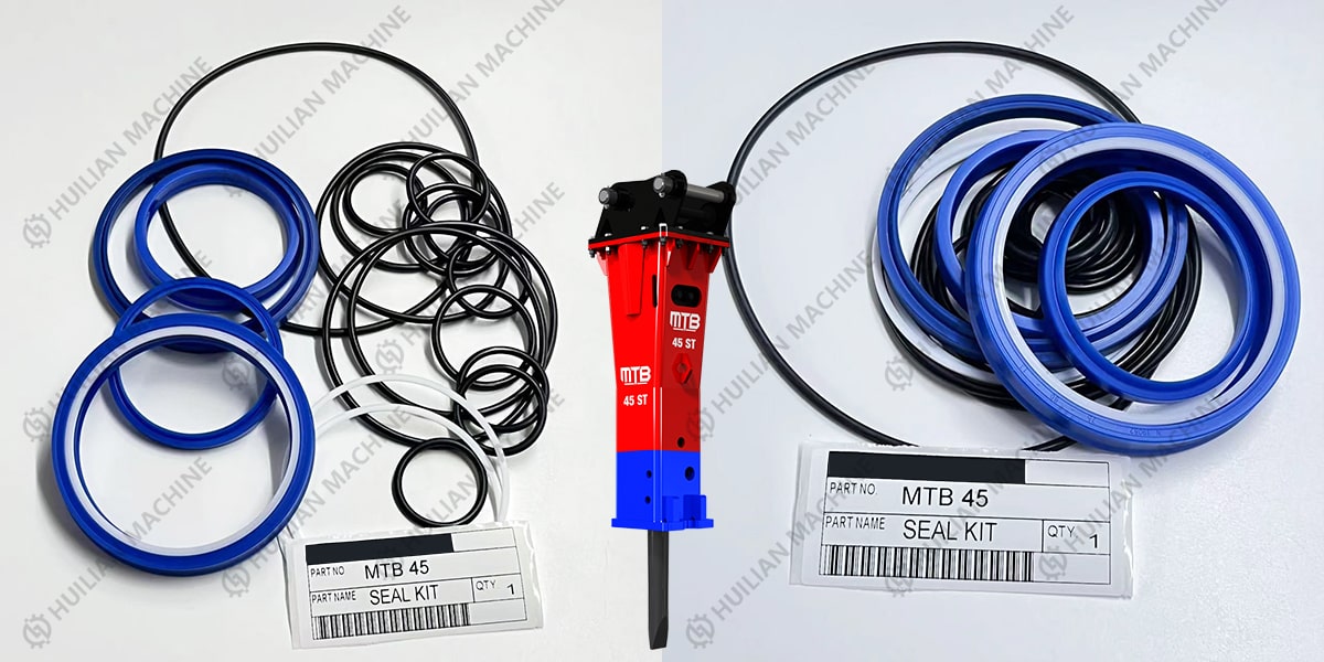MTB45 excavator hydraulic rock breaker repair kit