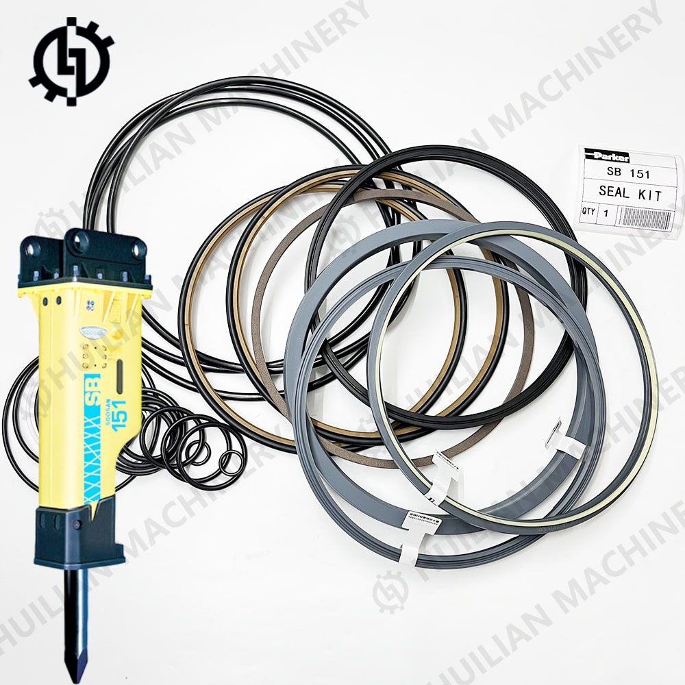 Soosan SB151 Hydraulic Breaker hammer and Parker oil Seal Kit.