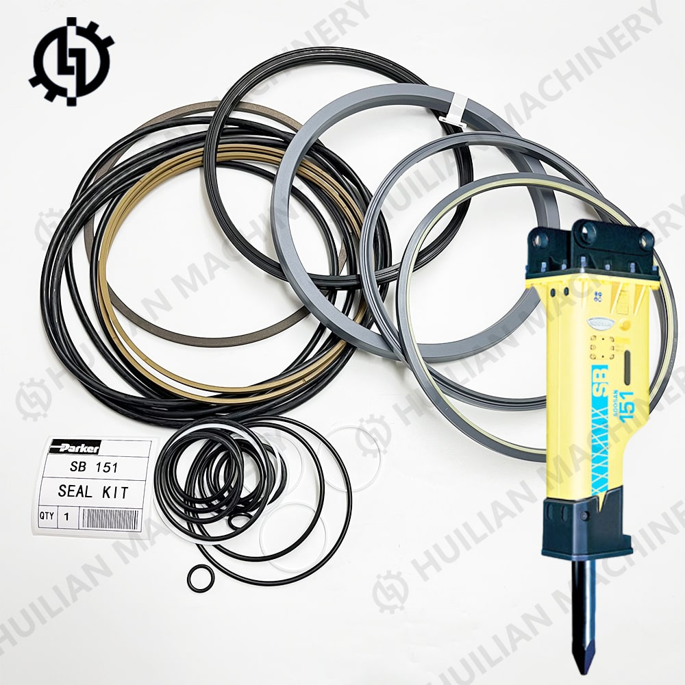 Parker SB151 Hydraulic Breaker Seal Kit and Excavator Hydraulic Hammer Tool.
