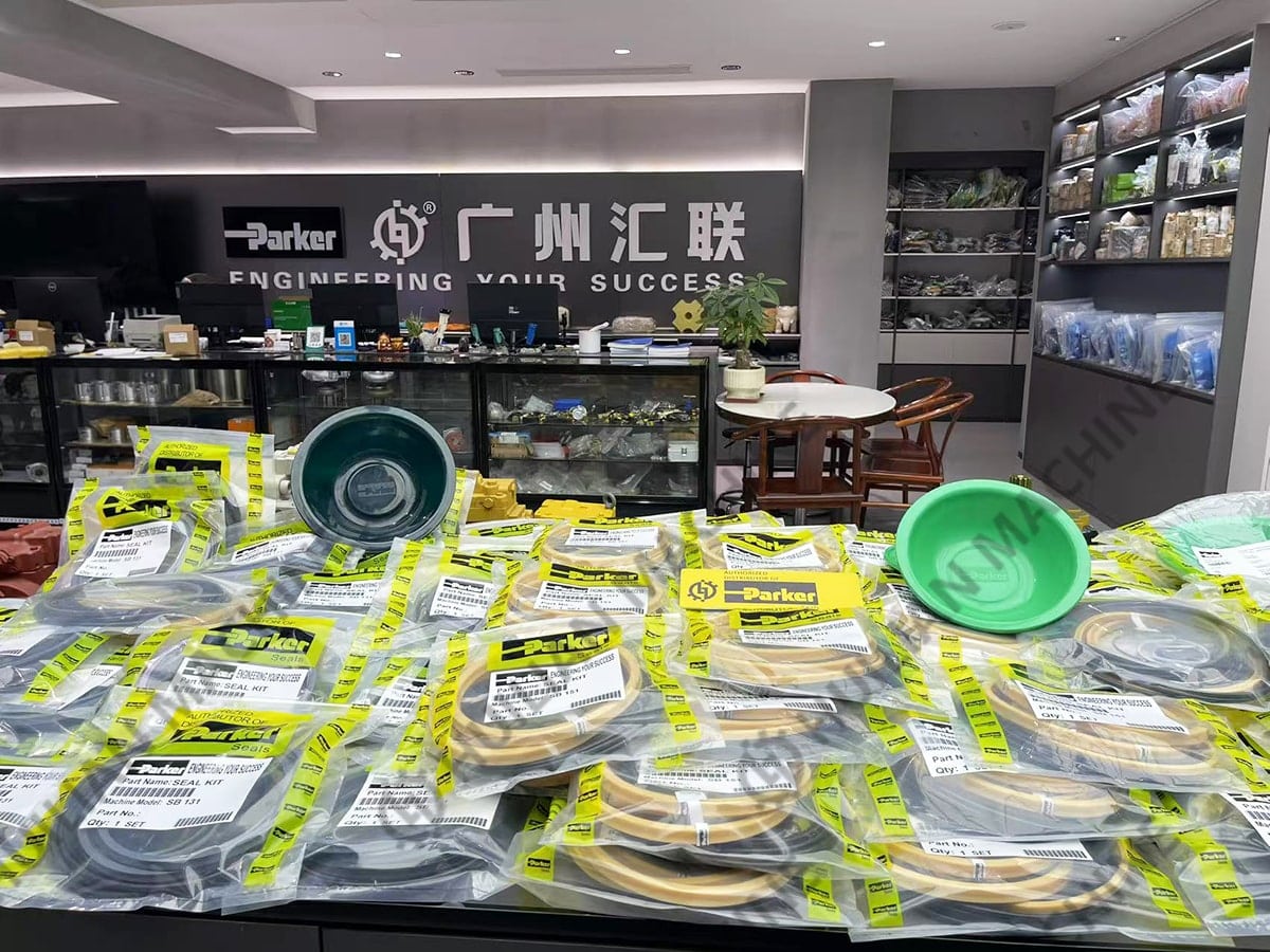 excavator hydraulic rock hammer parts parker seal kit diaphragm