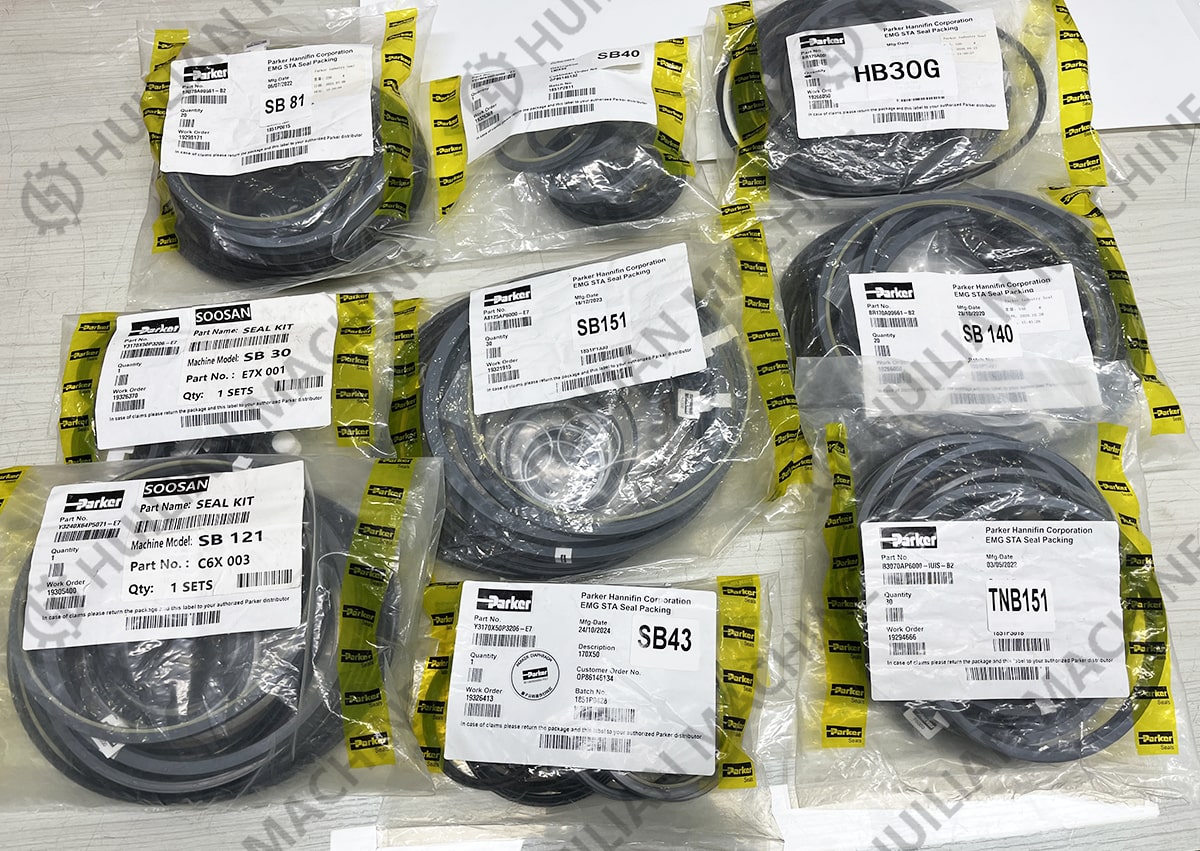 excavator hydraulic hammer breaker parker seal kit huilian