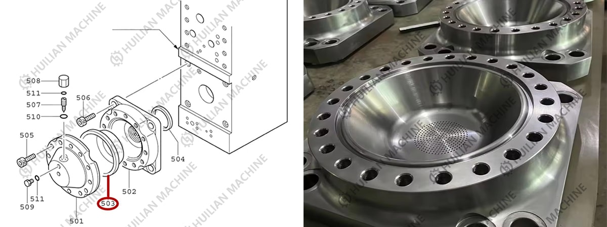 hydraulic hammer accumulator rock breaker diaphragm