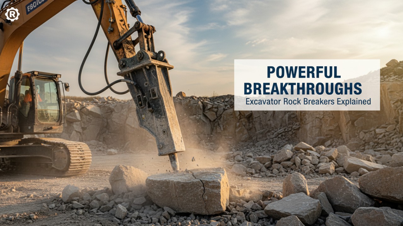 دليل اختيار مطرقة تكسير الصخور: كيفية اختيار المطرقة المناسبة لأي طراز من الحفارات