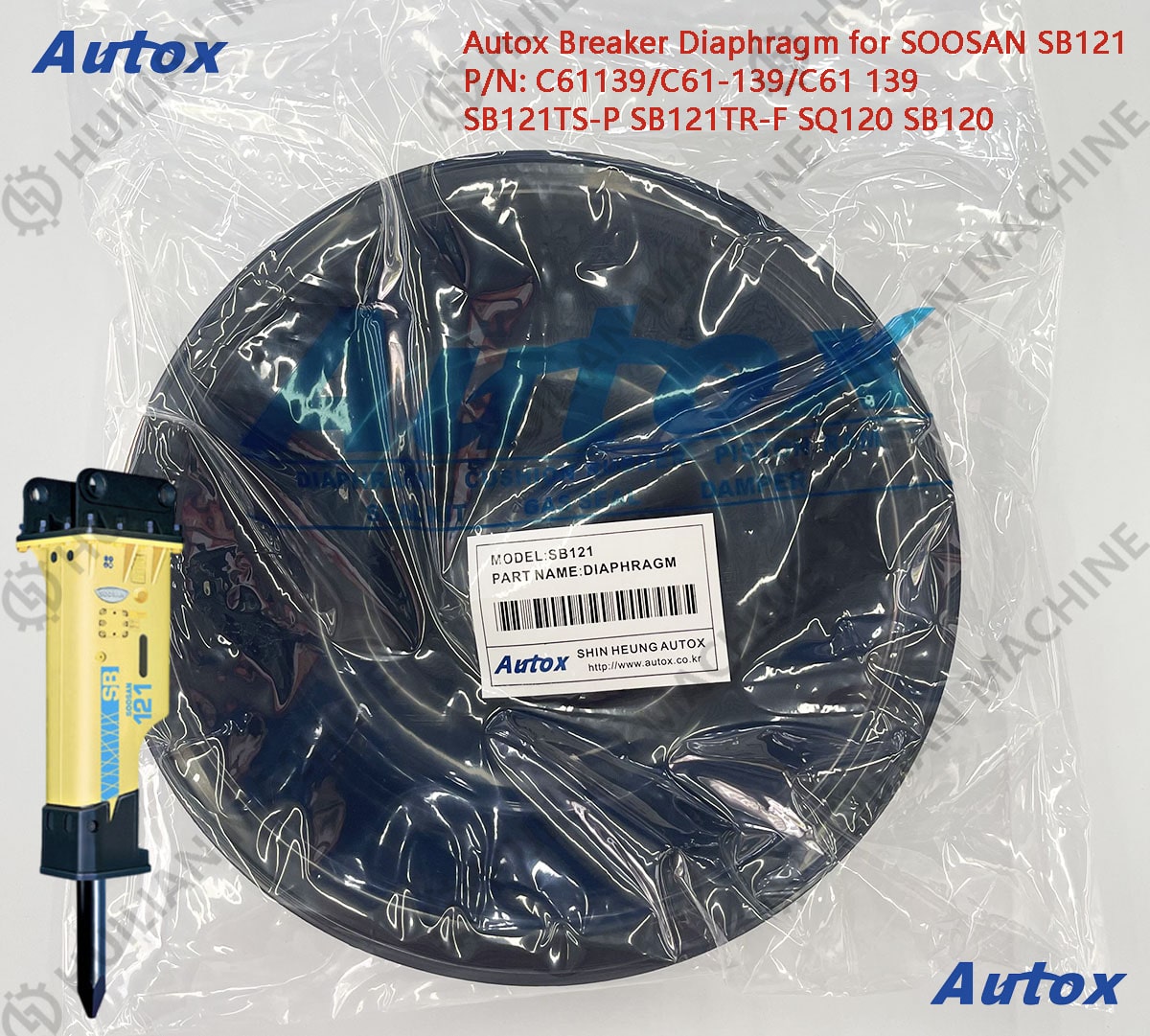 SB121 autox breaker diaphragm