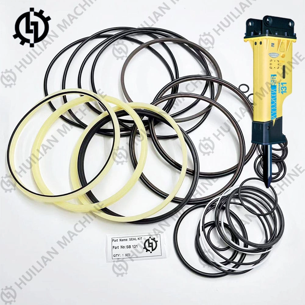 SB131-nok-seal-kit SB131 excavator attachment hydraulic breaker nok seal kit