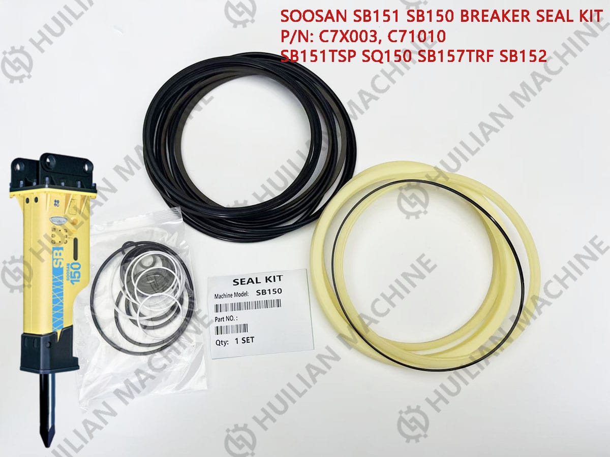 SB150 excavator attachment hydraulic breaker nok oil seal kit
