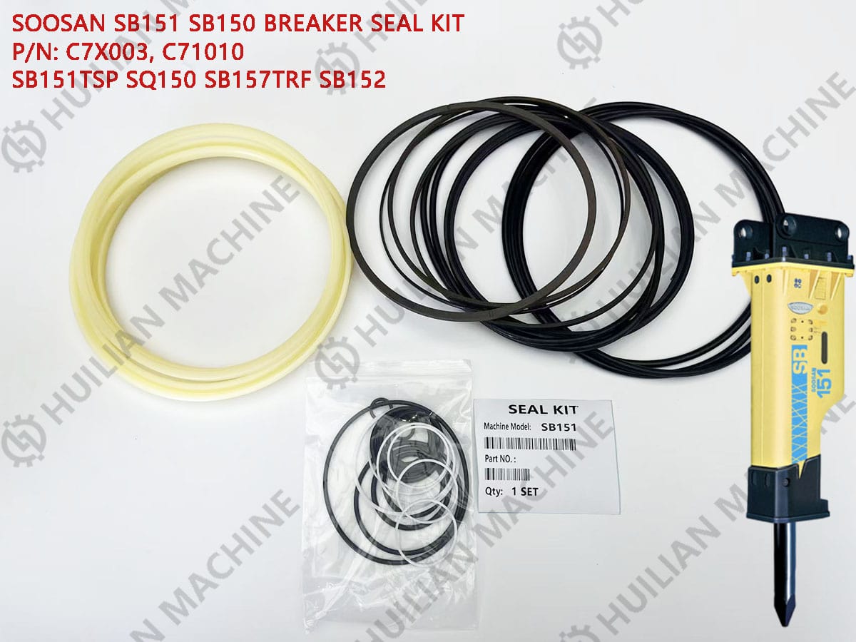 SB151 excavator attachment rock hammer nok seal kit