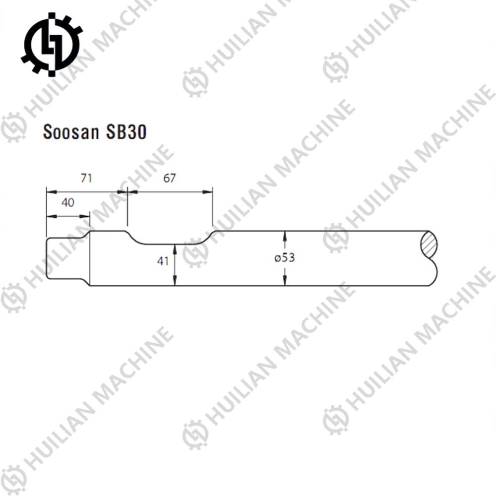 SB30 breaker chisel