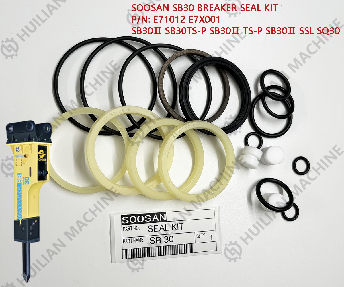 SB30 excavator hydraulic rock hammer seal kit
