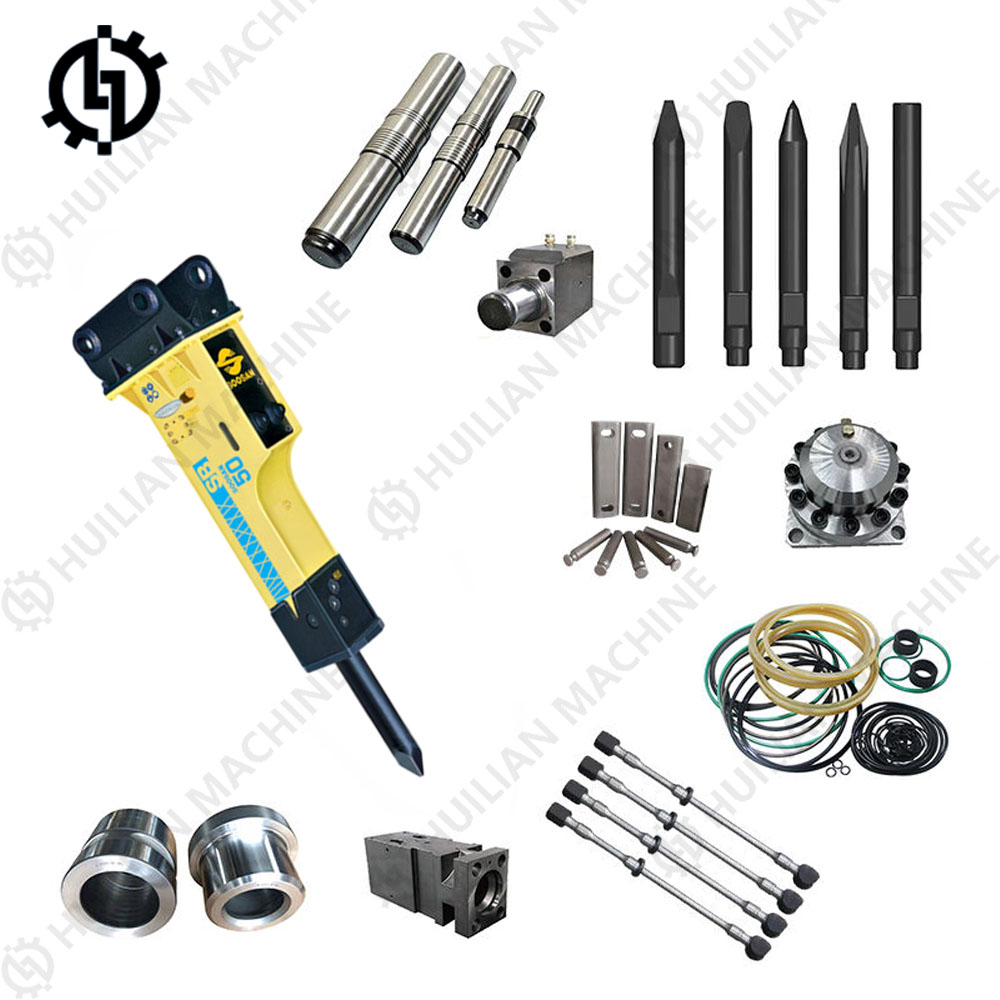 SB50 excavator attachment hydraulic breaker parts